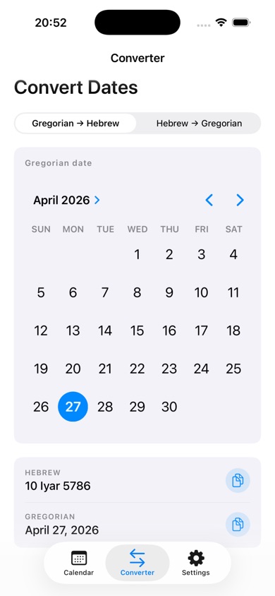 iPhone screenshot