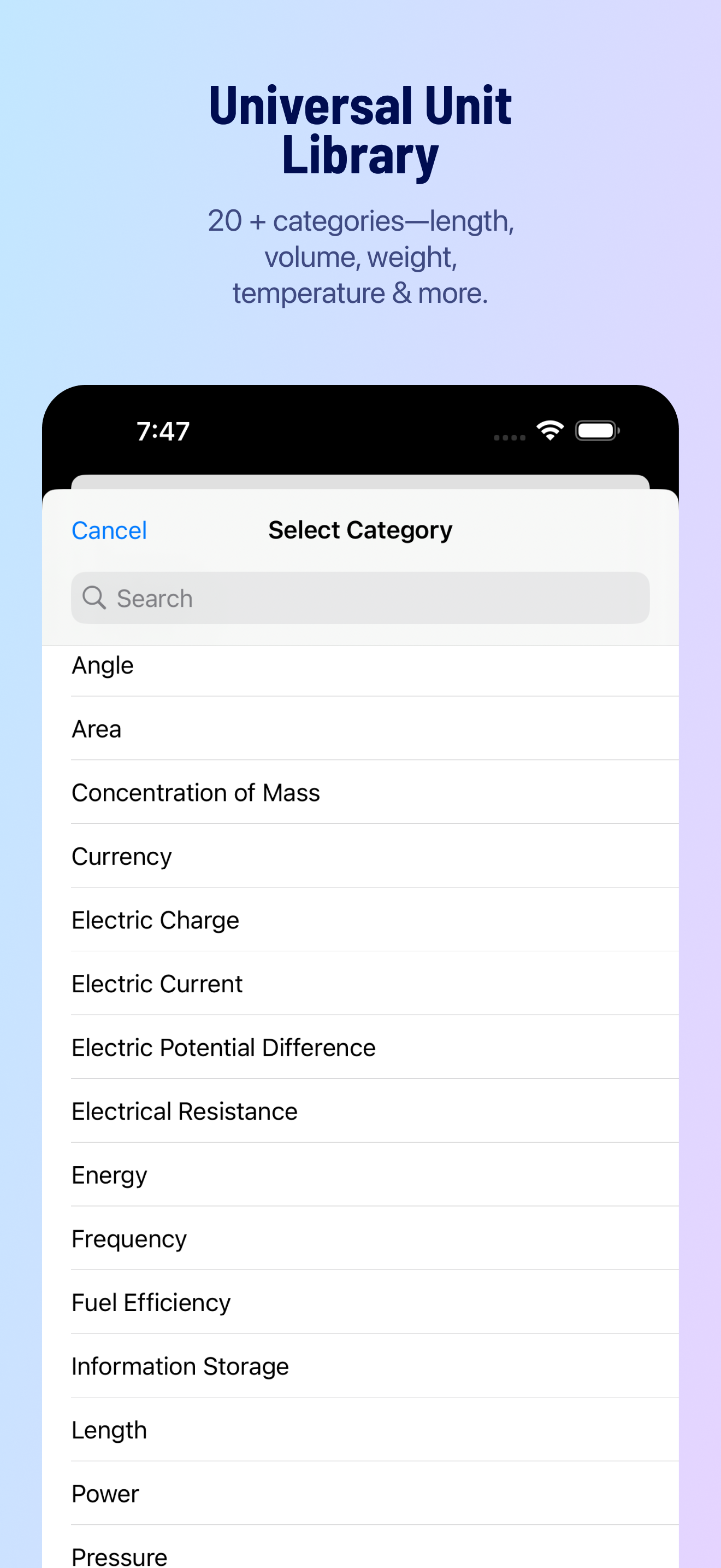 iPhone screenshot