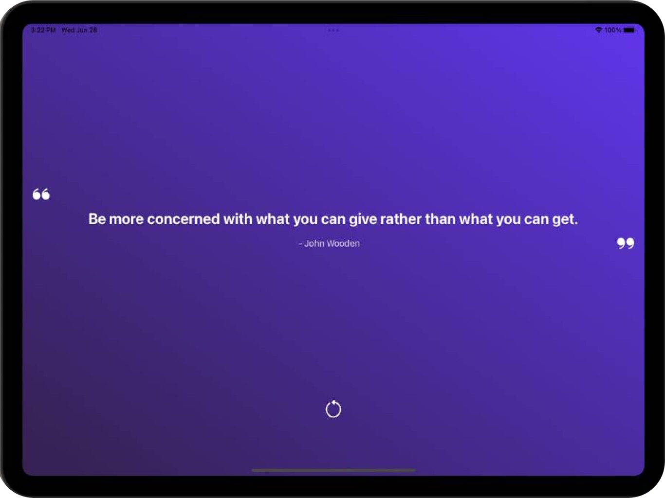 iPad screenshot