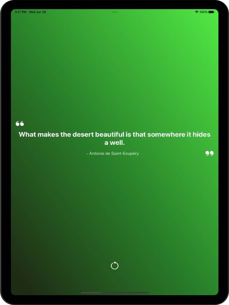 iPad screenshot